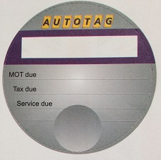 Autotag Tax Disc-style Reminders