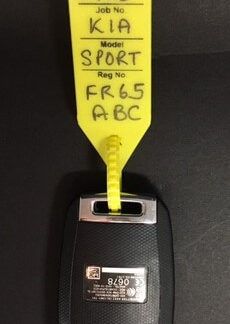 Approved Workshop Key Tags Mk III - PRINTED
