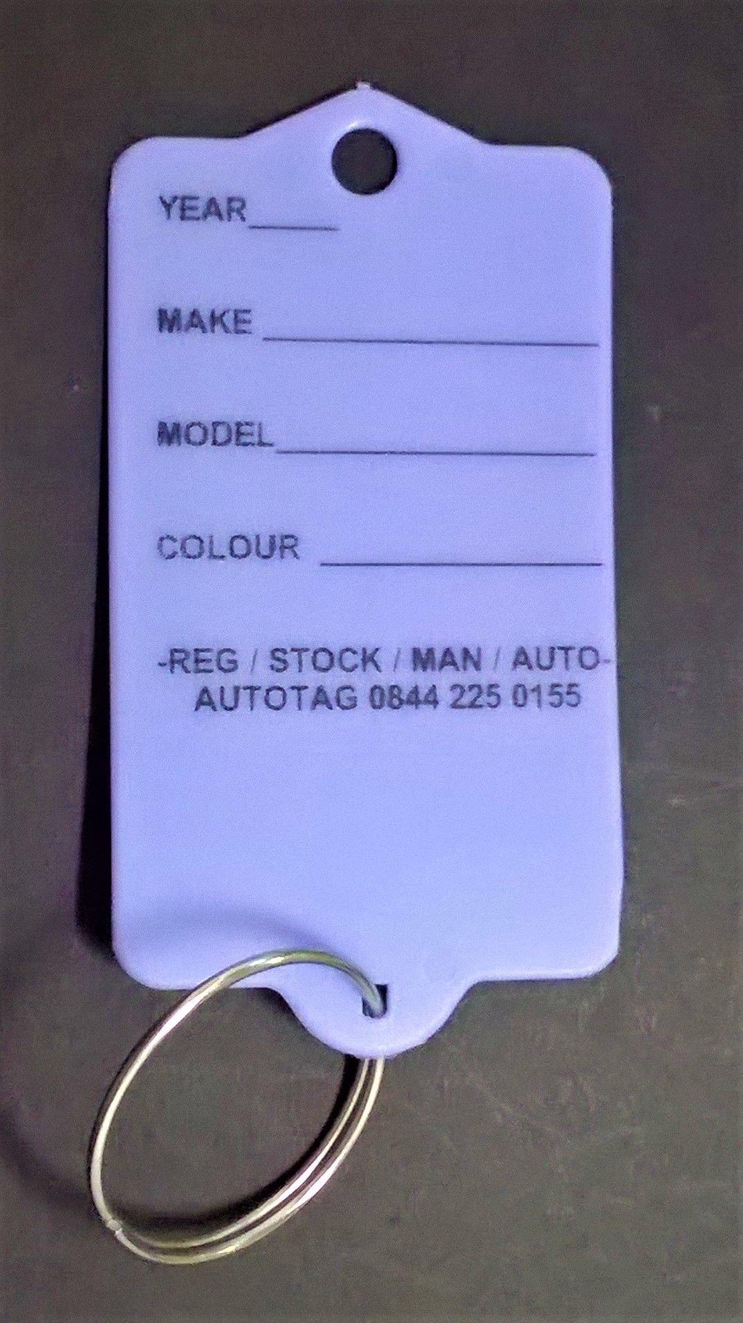 Economical Plastic Key Tags Replacement Labels | Auto Dealer Supplies