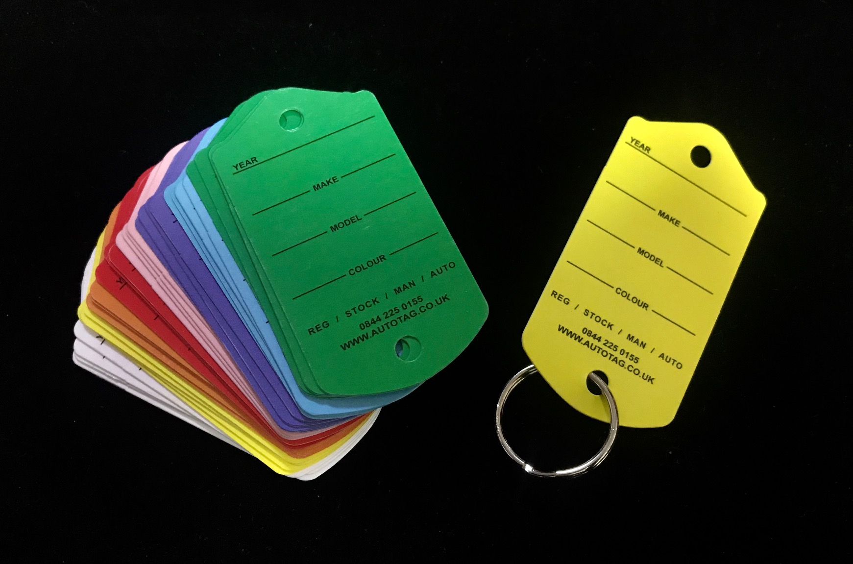 Economical Plastic Key Tags Replacement Labels | Auto Dealer Supplies