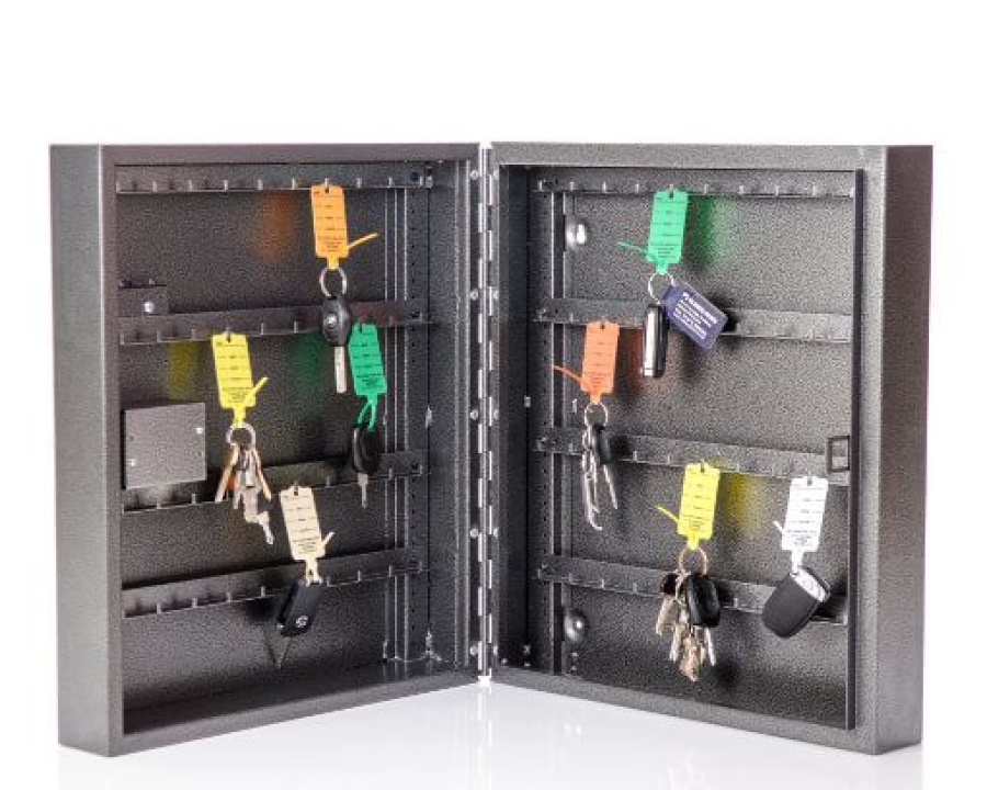 Compact 80 key for keys, fobs & tags with mechanical lock