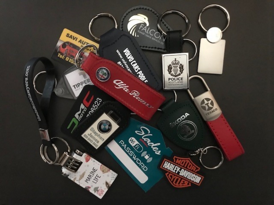 Promotional key rings & fobs Autotag, car trade merchandise supplier