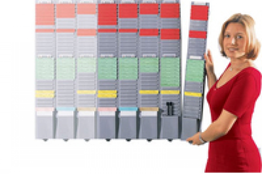 Visual planner boards with 300 T-cards included - Autotag UK supplies